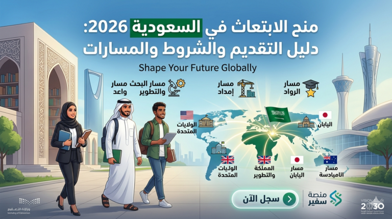 منح الابتعاث في السعودية 2026